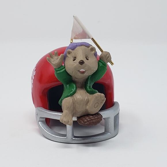 1995 Hallmark Faithful Fan Handcrafted Keepsake Holiday Christmas Ornament. - Picture 4 of 7